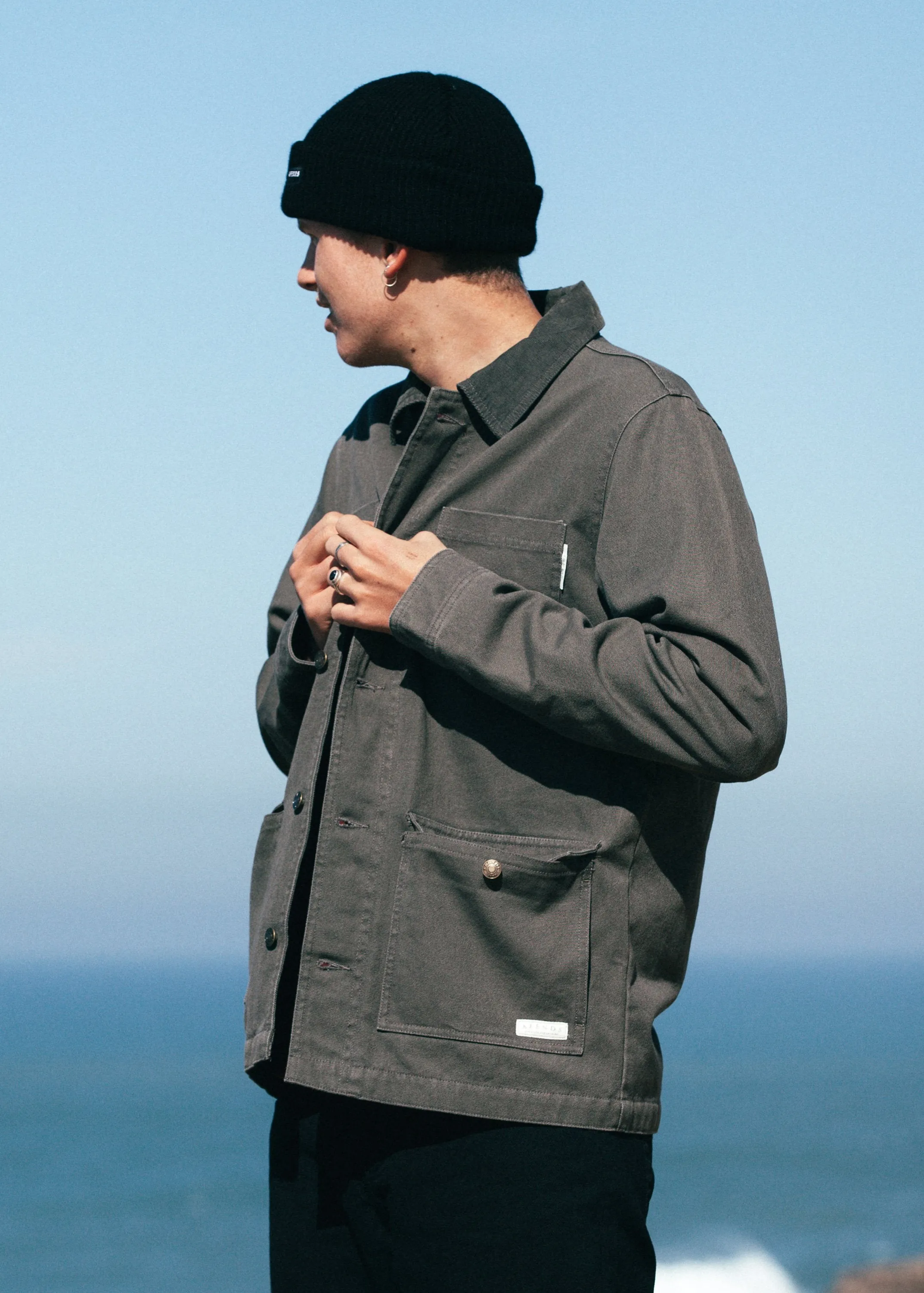 Afends Mens Untitled - Utility Jacket