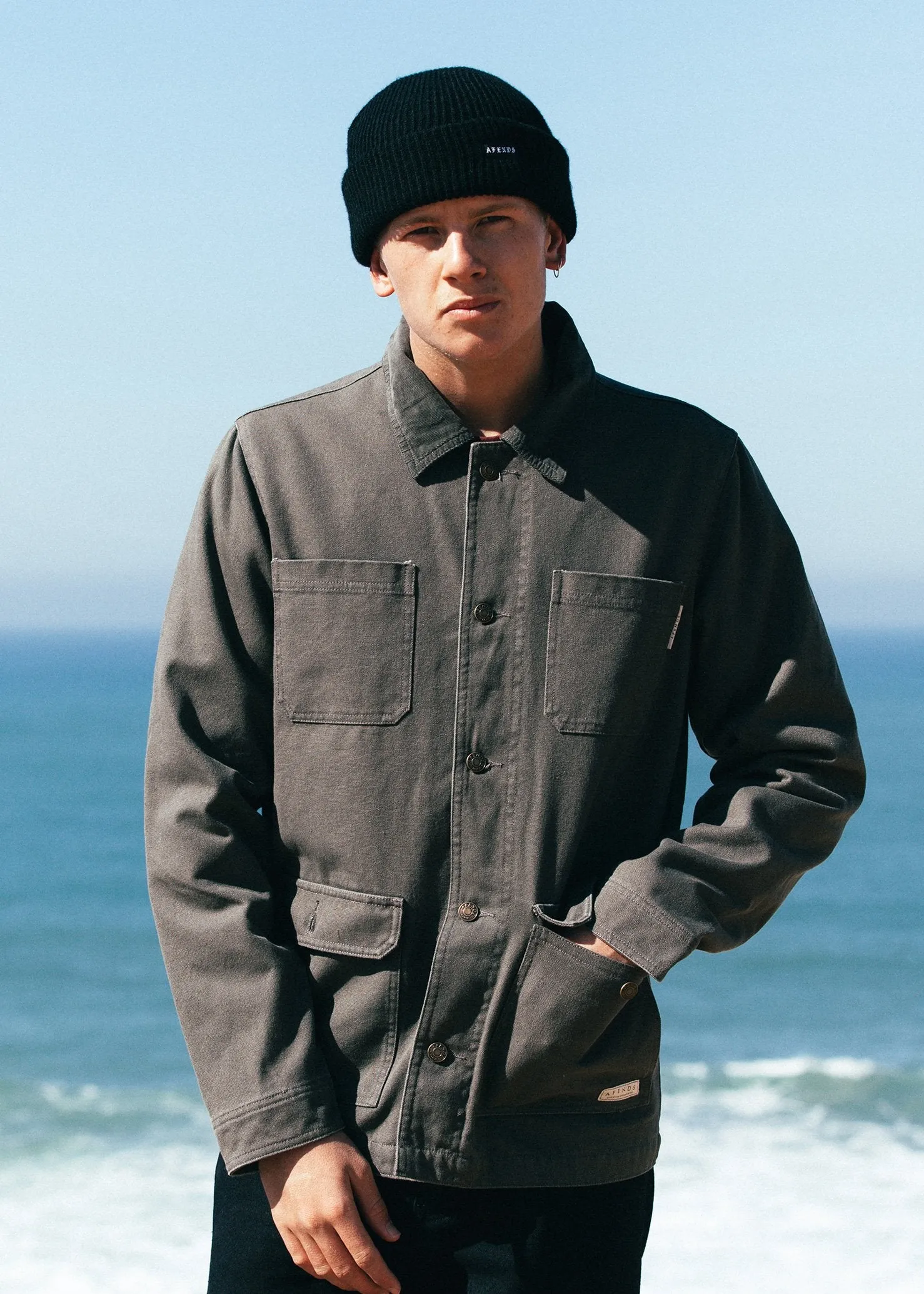 Afends Mens Untitled - Utility Jacket