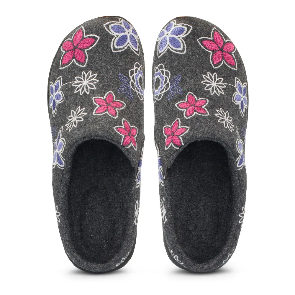 Angela Wool Clog Slip-On