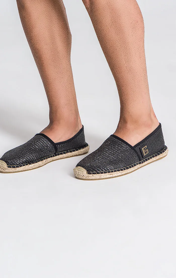 Black GK Artisan Espadrilles