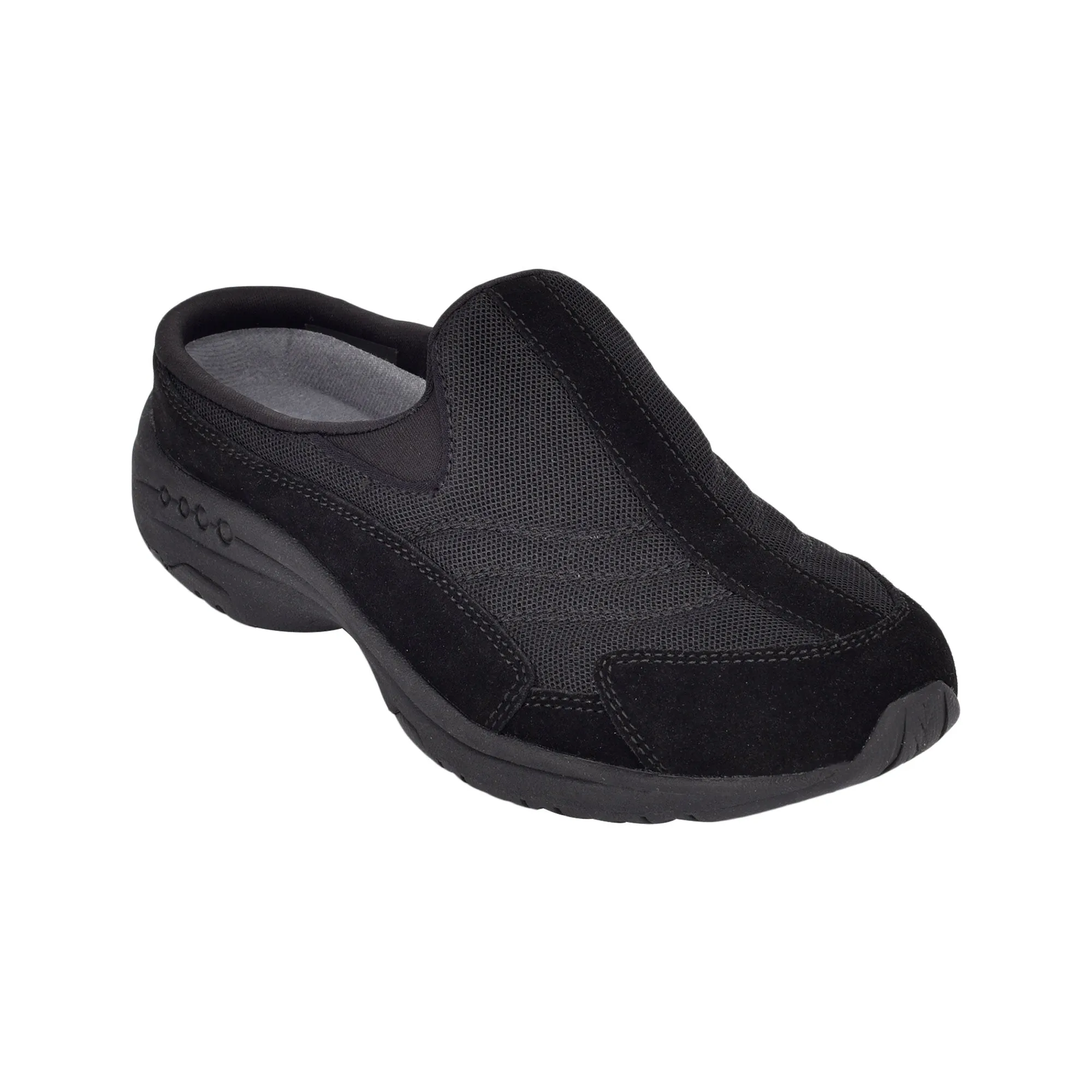 Black Traveltime Sporty Slip On Mule