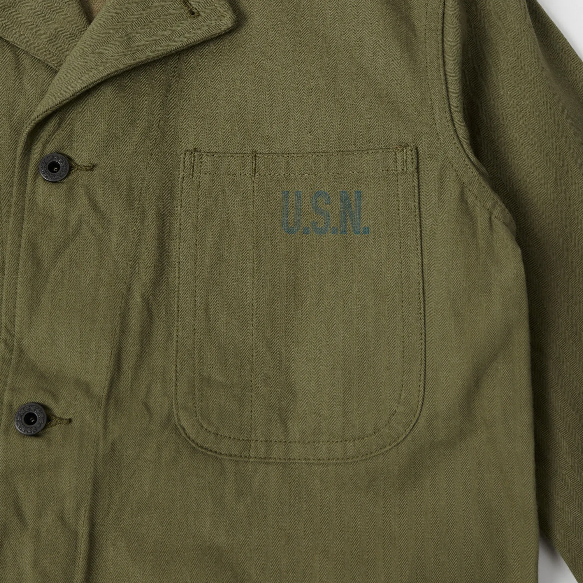 Buzz Rickson's BR14872 Type N-3 USN Utility Jacket - Olive