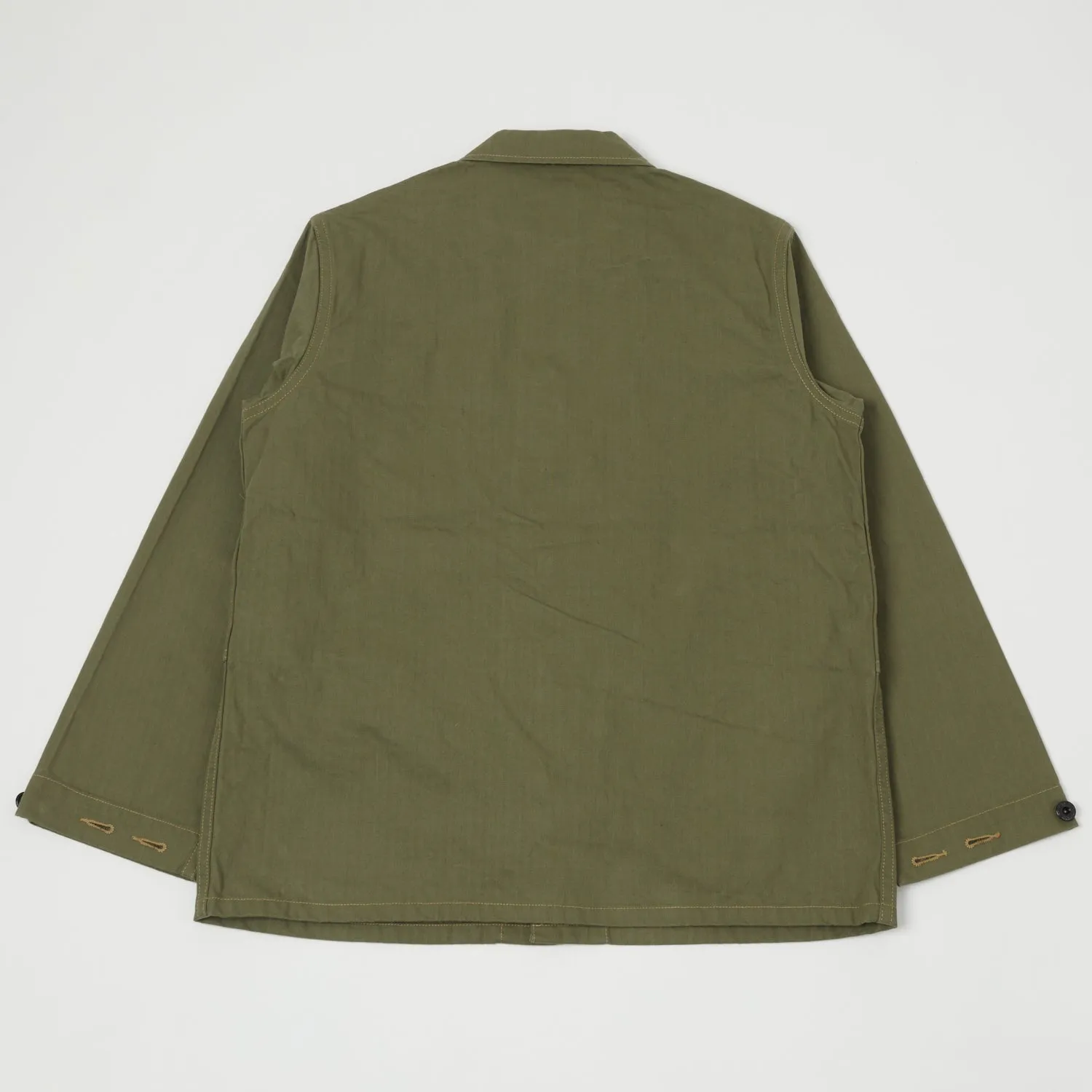 Buzz Rickson's M-1944 Herringbone Utility Jacket - Olive