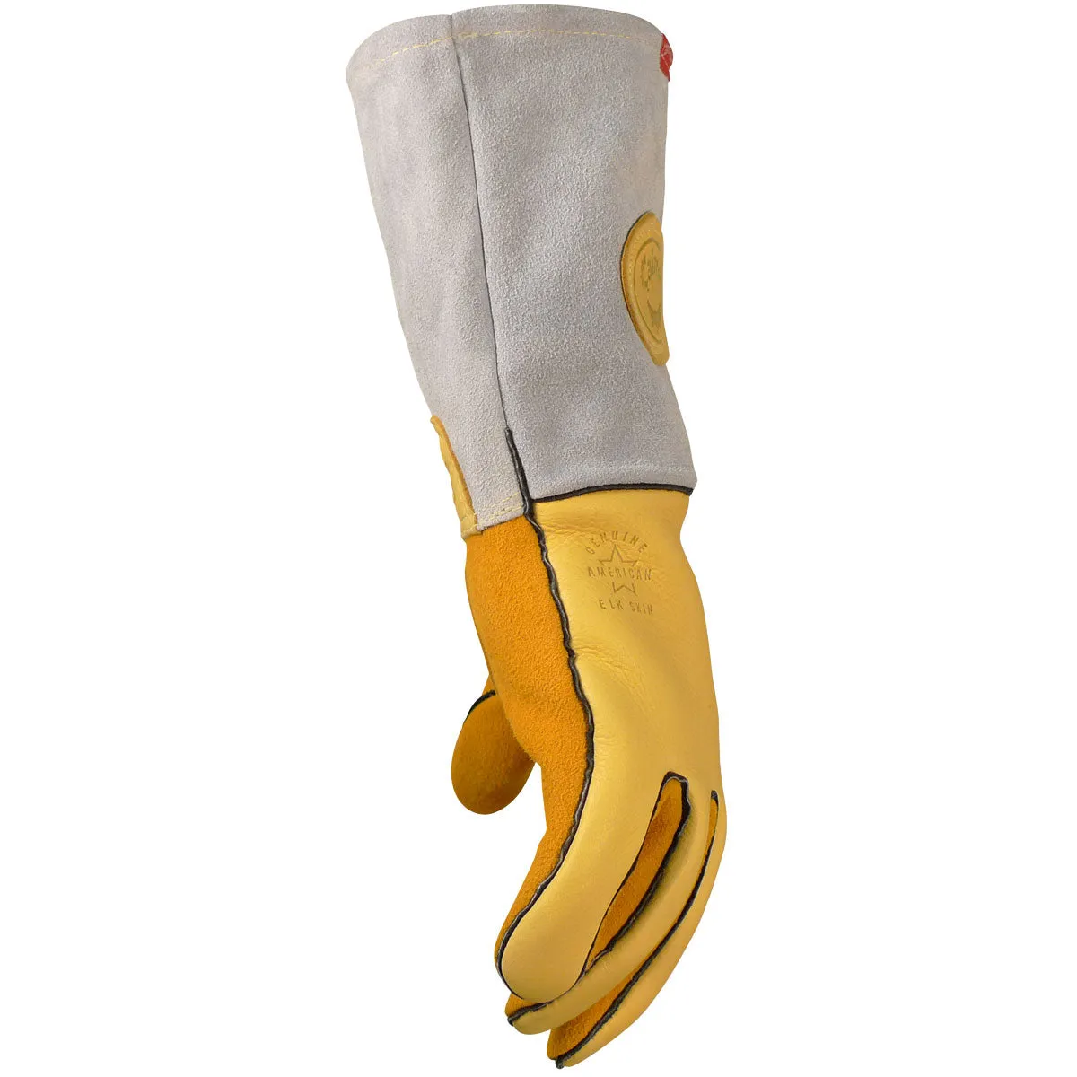 Caiman 1485 Elk Skin Wool Insulated Unlined Palm MIG/Stick Welding Gloves (1 Pair)