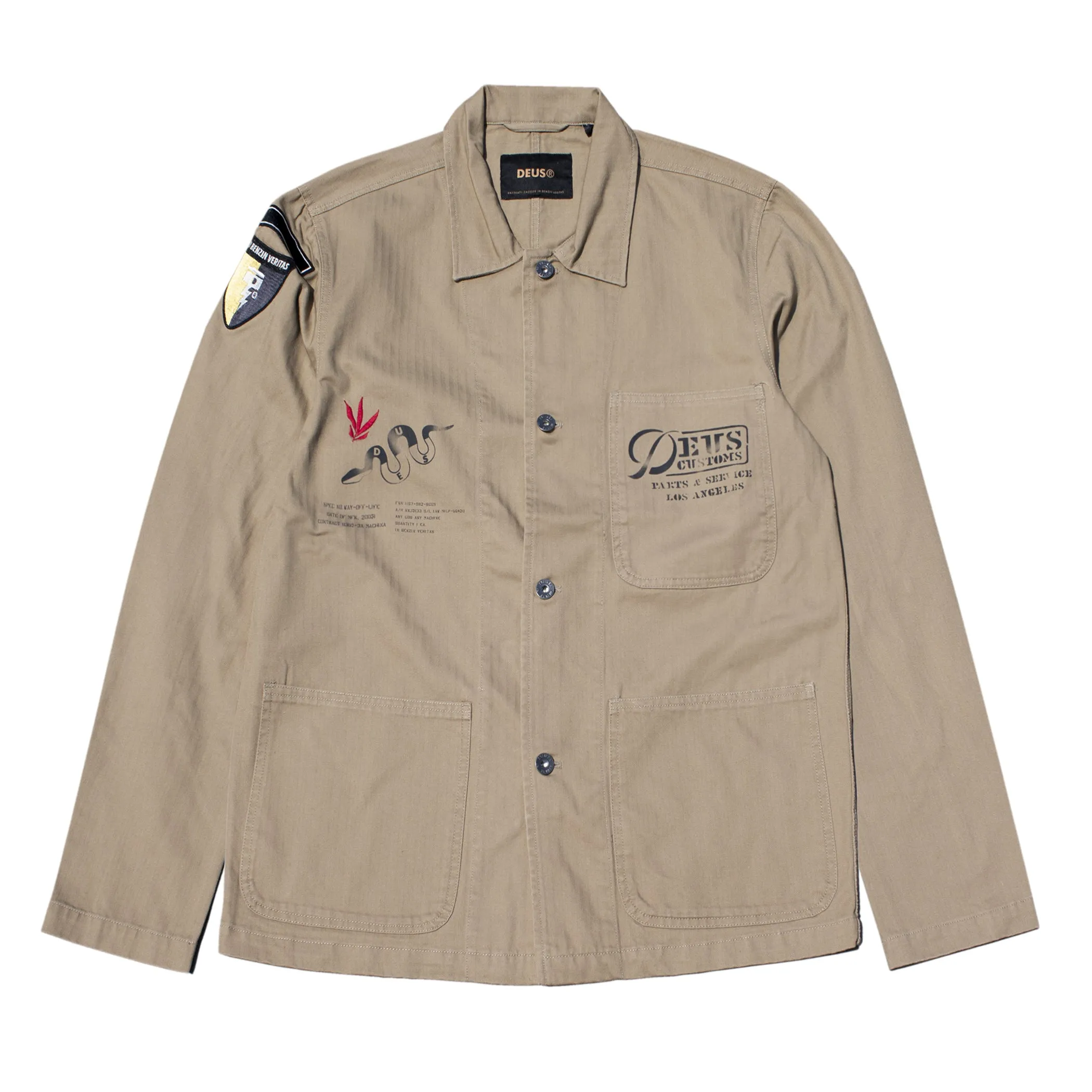 FATIGUE HBT OVERSHIRT - TOBACCO