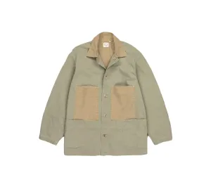 Herringbone Utility Coverall | Olive