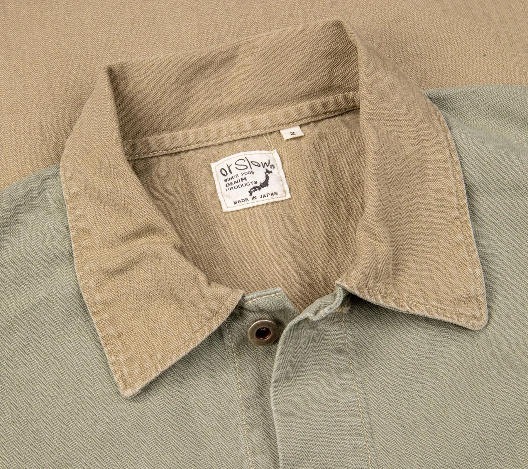 Herringbone Utility Coverall | Olive