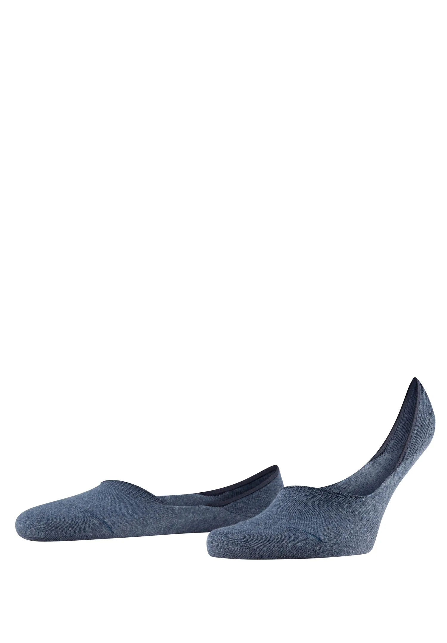 Invisible Cotton Falke Steps Invisible Sock | Navy Melange 12498-6127