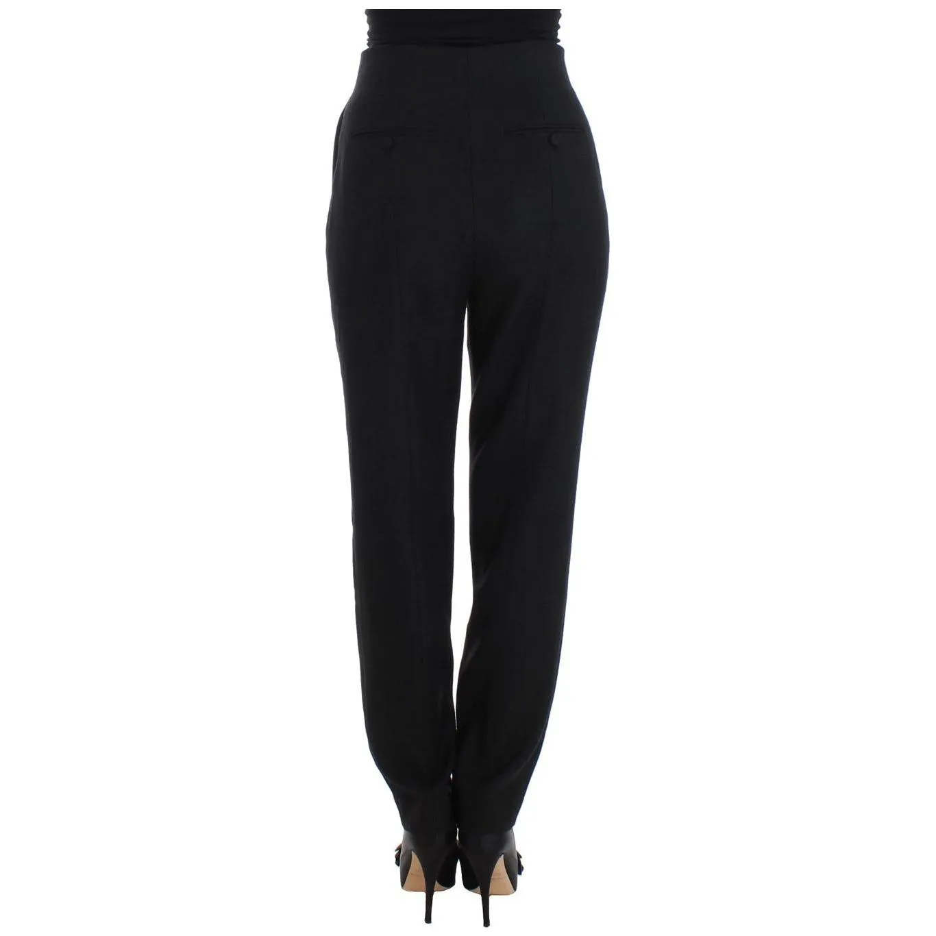 KAALE SUKTAE Elegant High-Waist Black Pants