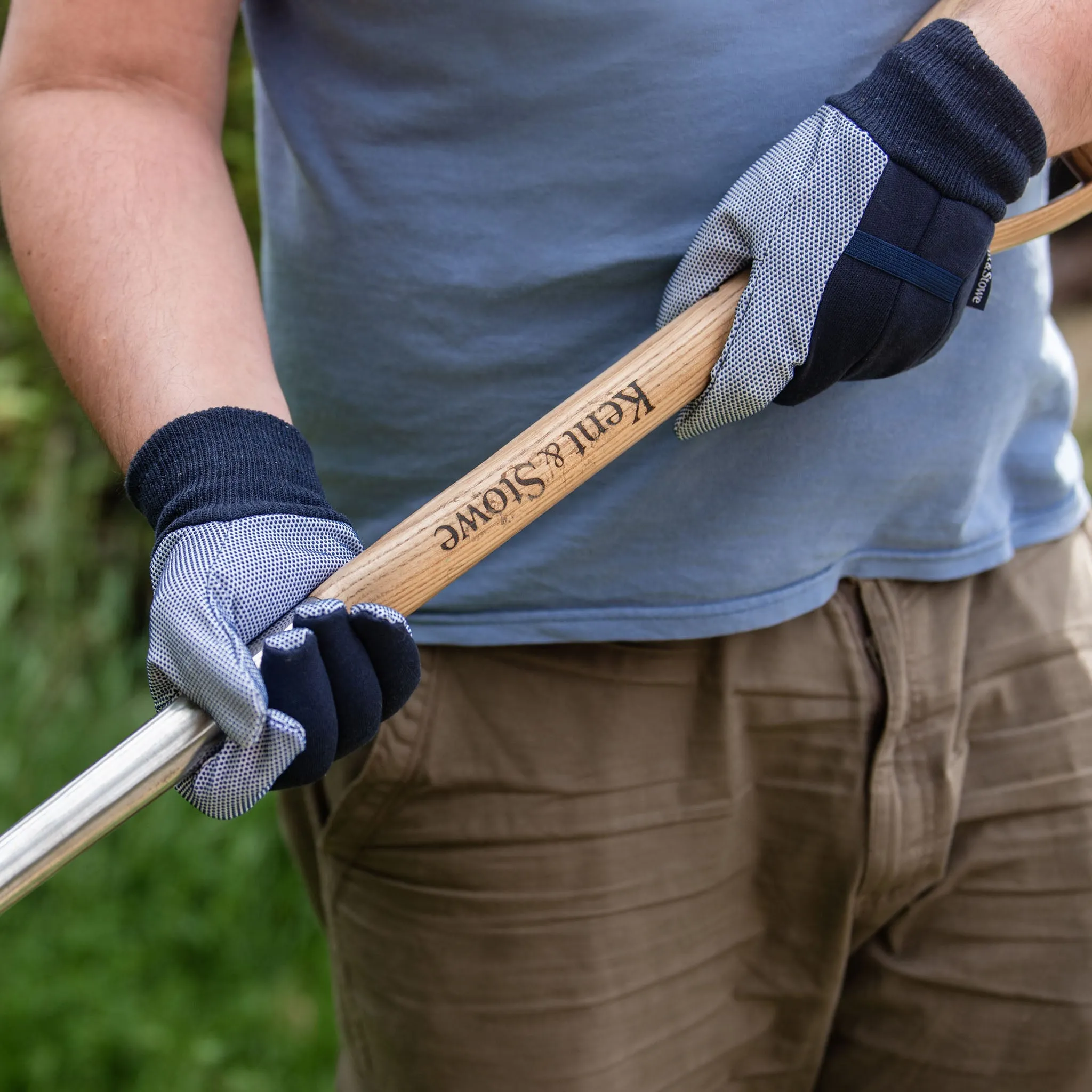 Kent & Stowe Navy Jersey Cotton Gloves