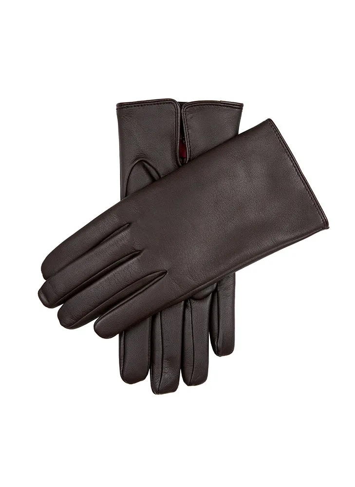 Men's Heritage Touchscreen Cashmere-Lined Leather Gloves