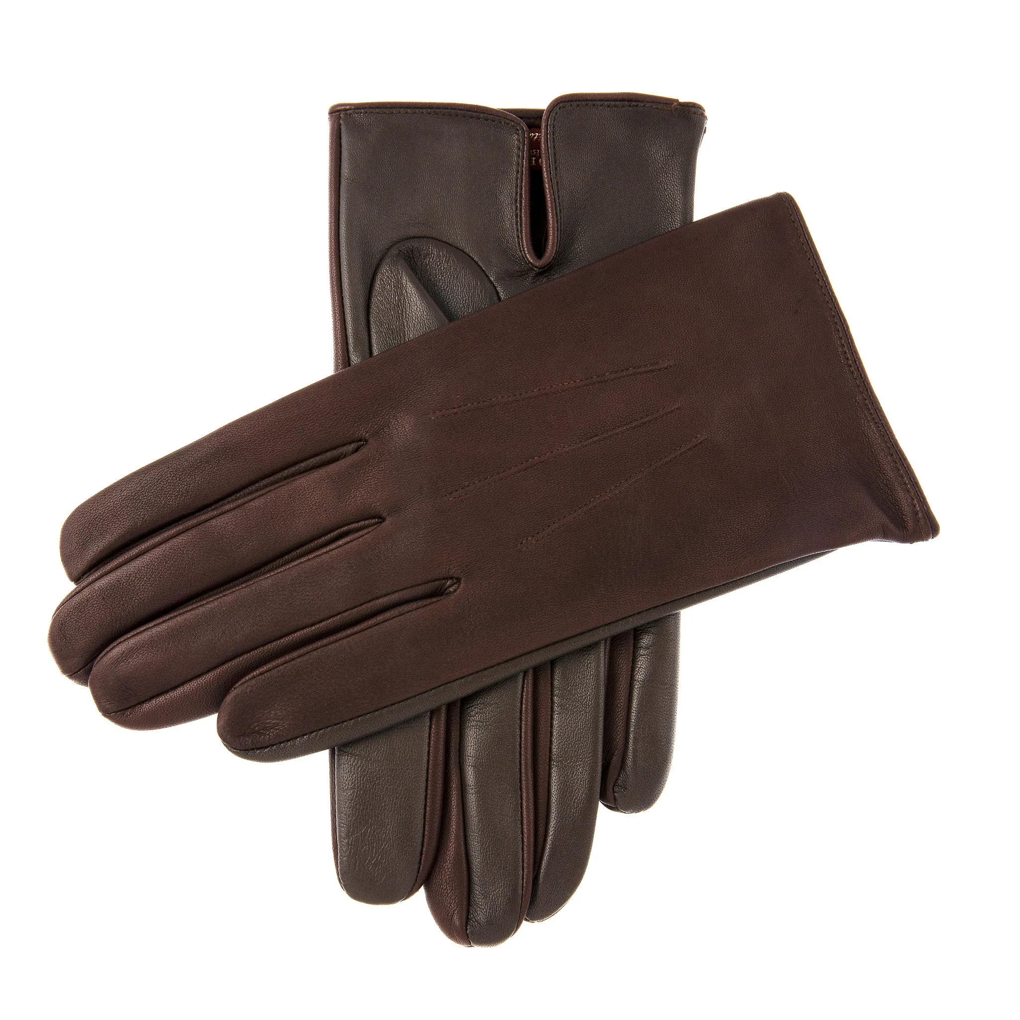 Men's Heritage Touchscreen Three-Point Leather Gloves