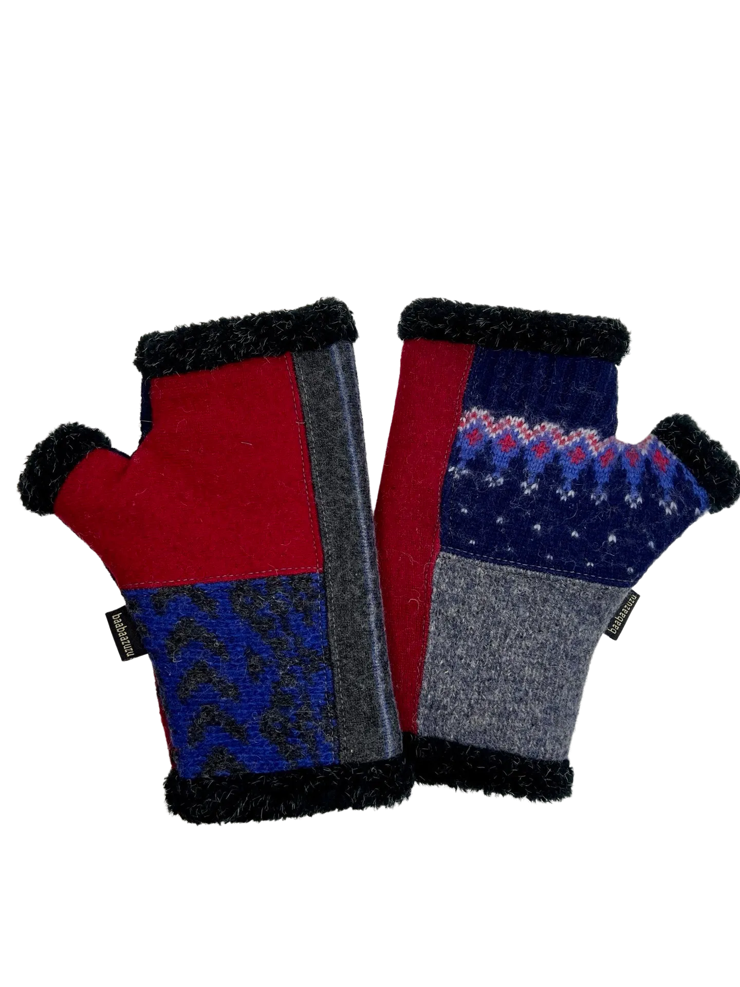 One of a Kind Arctic Fingerless Gloves 260