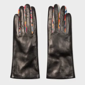 Paul Smith - Women's Concertina Swirl Print Glove in Black