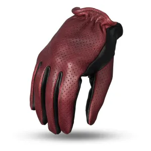 Perforated Roper - Men's Leather Motorcycle Gloves