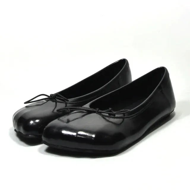 Pre Order:  Silp On Five Fingers Round Toe Leather Loafers