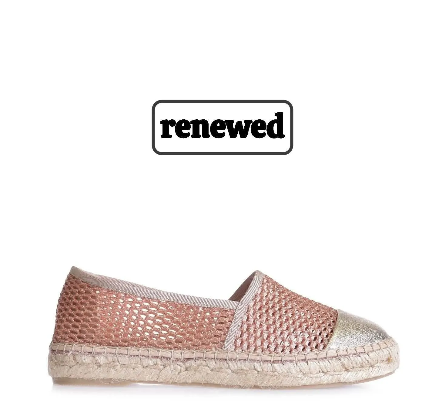 Renewed Glitter Cotton Blend Wedge Espadrille for Women - Ronda-ZY