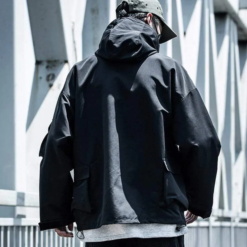 Techwear Cargo Utility Jacket