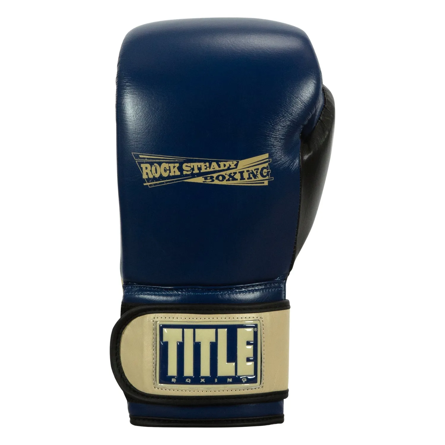 TITLE Boxing Rock Steady Leather Training Gloves