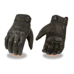 Unisex Rubberized Knuckles Perforated and Gel Palm Gloves 7500 HKPG