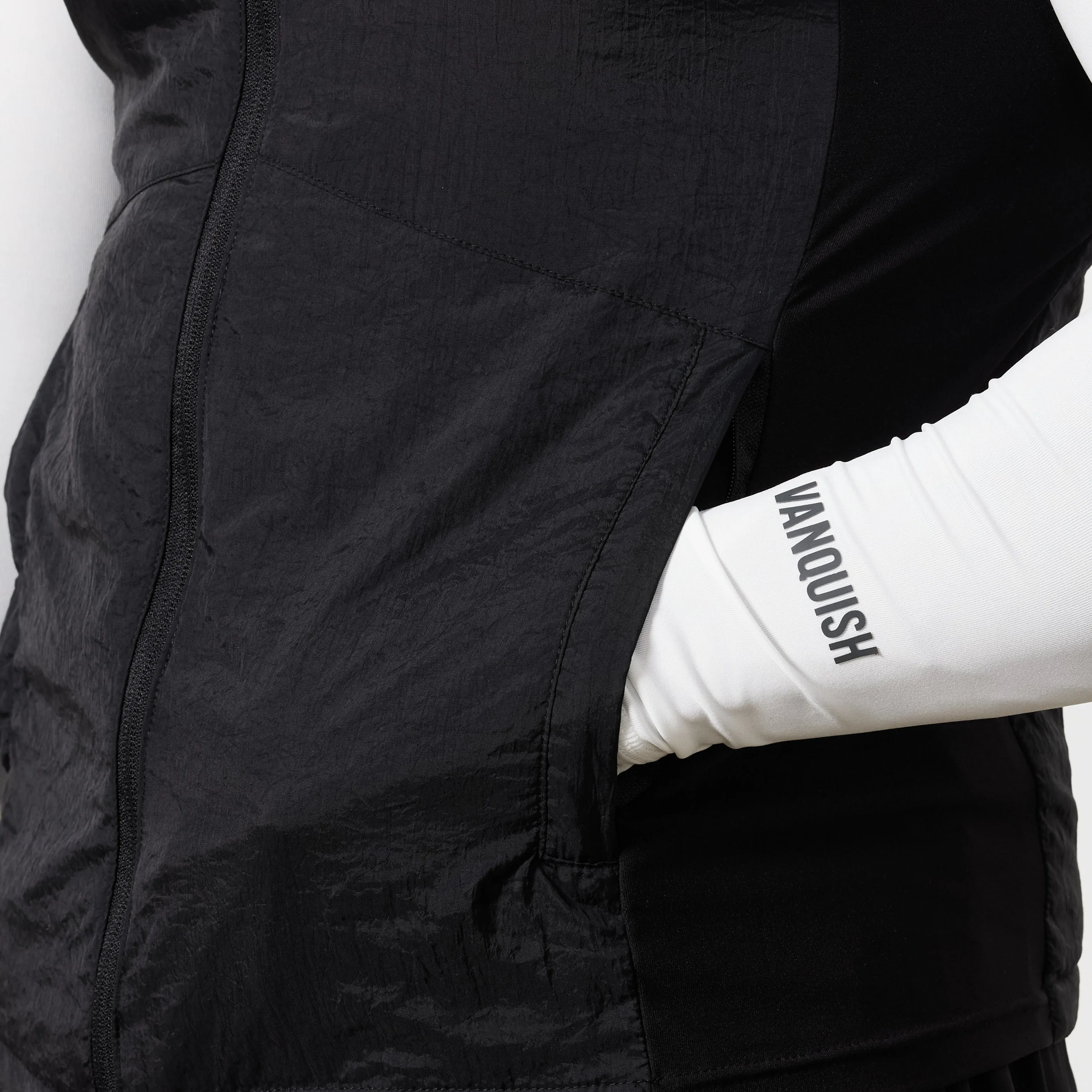 Vanquish Utility Black Gilet Jacket