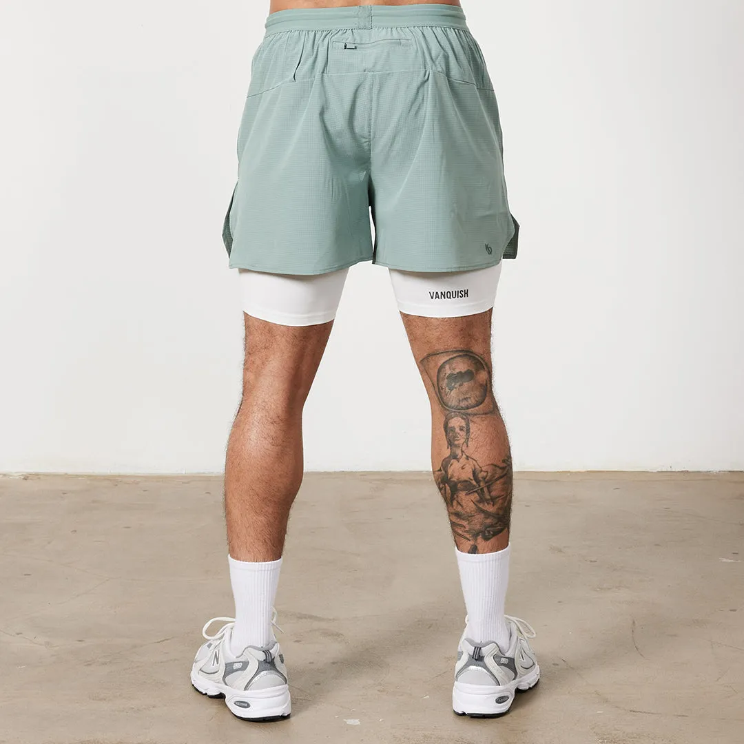 Vanquish Utility Frost Green Performance Shorts