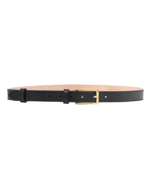 Women's Leather Belt Black